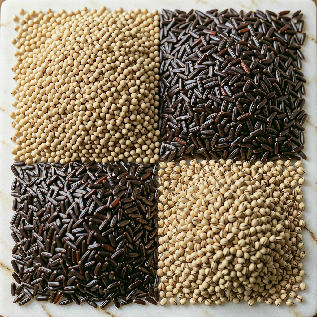 Grains and textures